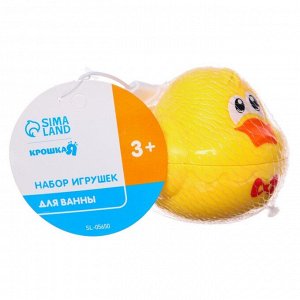 Матрёшка - уточка для игры в ванне Крошка Я, в наборе 4 шт.
