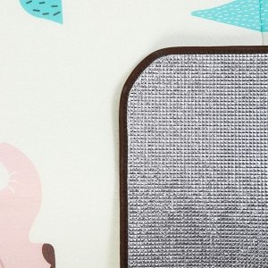 Игровой коврик для детей на фольгированной основе «Слоник», размер 180x150x0.5 см, Крошка Я