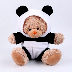 Мягкая игрушка «Мишка в костюме панды», 20 см