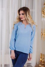 Однотонная блузка
