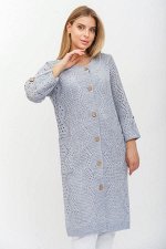 Кардиган 1-660/светло-серый