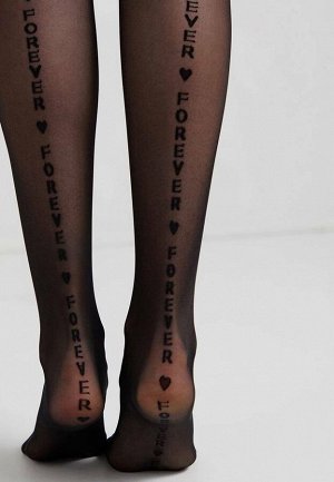 Колготки колготки женские с надписью Forever