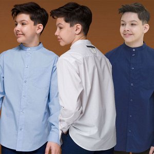 BWCJ7117 сорочка верхняя для мальчиков