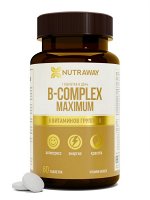 NUTRAWAY Добавка к пище &quot;B-Complex maximum&quot; (&quot;Комплекс витаминов группы В&quot;) 60 таблеток