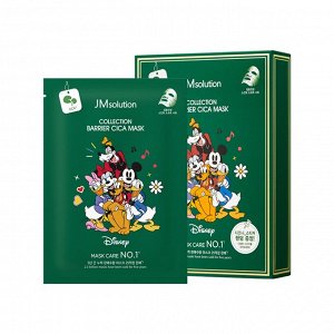 Тканевая маска с экстрактом центеллы Disney Collection Barrier Cica Mask