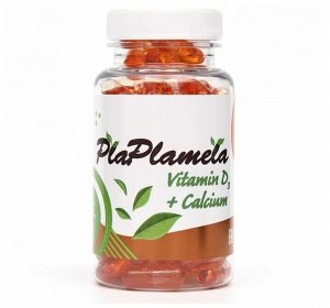 PlaPlamela Vitamin D3 + Calcium. При недостаточном усвоении кальция, нарушении кальциево-фосфорного обмена, плотности и гибкости костной ткани, дистрофических нарушениях суставной, хрящевой тканях.