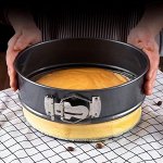 Форма круглая для выпечки и запекания разъемная, для тортов, пирогов, антипригарная, прочная и долговечная, 22х22х6,5 см, d 22 см