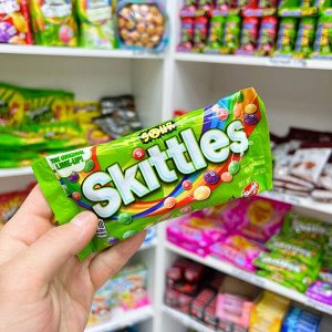 Skittles Sour Candy 51g - Скитлс с кислой посыпкой. Как в детстве