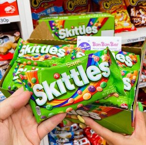 Skittles Sour Candy 51g - Скитлс с кислой посыпкой. Как в детстве