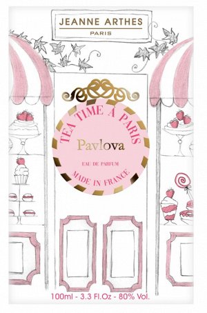 Jeanne Arthes Tea Time A Paris Ж Товар Парфюмерная вода pavlova 100 мл