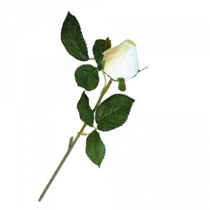 Роза белая 51 см
