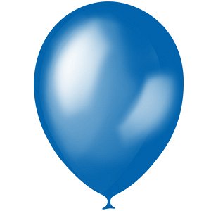 Шар М 5/13 см Металлик голубой (100 шт./уп.) Blue