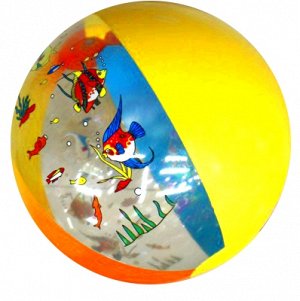 Игрушка надувная Мячик прозрачный 30 см