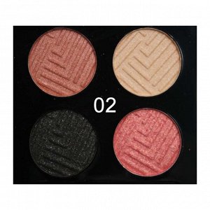 Тени O.TWO.O 4 Colours Eyeshadow №2 4x2.5 g