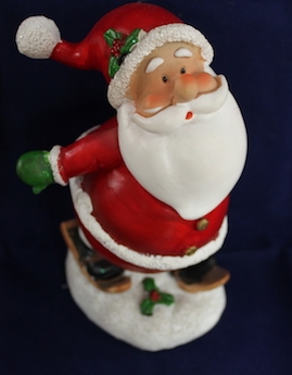 Сувенир керамика Дед Мороз 17х11,5 см
