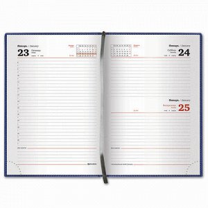 Ежедневник датированный 2018 А5, BRAUBERG Favorite, фактурна