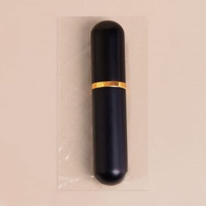 Флакон стеклянный для парфюма, с распылителем, 5 мл, цвет чёрный