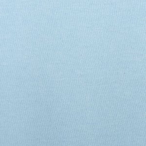Ткань на отрез кулирка M-3082 цвет светло-голубой