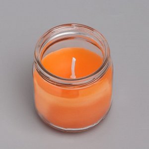 Свеча ароматическая в банке "Сочный апельсин"
