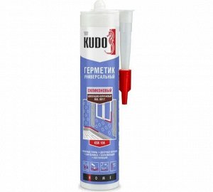 Kudo, Герметик силиконовый для кровли шоколадно-коричневый 280мл, Кудо