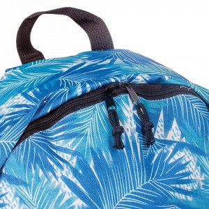 Рюкзак BRAUBERG универсальный, сити-формат, синий, Пальмы, 2