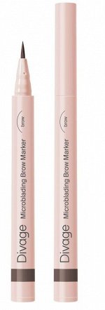 Диваж Маркер для бровей стойкий с эффектом микроблендинг тон 03 Диваж Microblading 03, Divage( акция 1 по 29 июня)