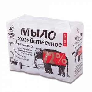 Мыло хозяйственное 100г х 4шт 72% (Невская Косметика), 11142