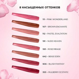 Лореаль Париж, Бальзам для губ оттенок 111 Pink Wonderland Париж, Loreal Paris EXPS