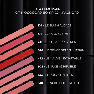 Лореаль Париж, Увлажняющая матовая губная помада оттенок 640 Le Nude Independent, Loreal Paris, Колор Риш