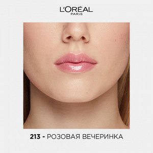 Лореаль Париж, Блеск для губ Мега Блеск Безупречный кремовый оттенок 213 Розовая вечеринка 8 мл Париж, Loreal Paris