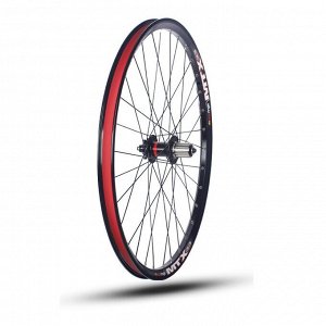 Заднее велосипедное колесо. обод MTX33. втулка Novatec D042SB 135мм . 27.5 дюймов. Черный