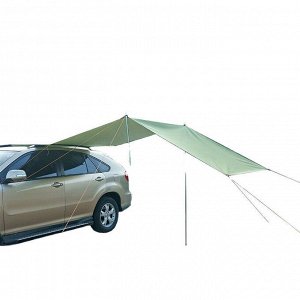 Кемпинговый тент на крышу машины Vehicular Canopy AVTT3-2. ткань 420D. Размер 3*2 м. Бежевый