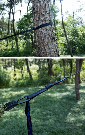 Туристический гамак из парашютной ткани KONOO DC007. 3*2 м