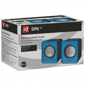 Колонки компьютерные DEFENDER SPK 22, 2.0, 2х2,5Вт, пластик,