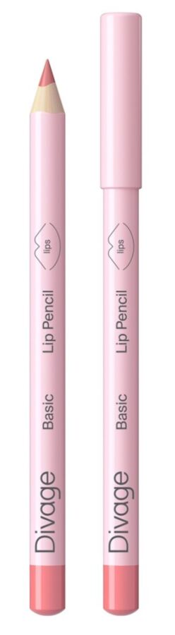 DIVAGE Карандаш для губ Basic, тон 01 pink
