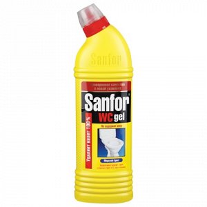 Средство для уборки туалета 750г SANFOR WC gel (Санфор гель)