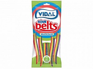 Мармелад кислые фруктовые ленточки Vidal Sour Rainbow Belts 90 гр