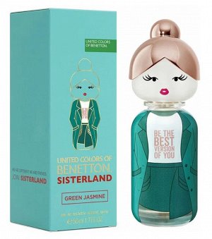 Benetton Туалетная вода Sisterland Green Jasmine, 50 мл