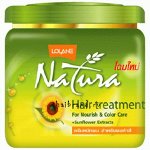 Маска для волос с экстрактом подсолнечника &quot;Питание и Защита цвета&quot; LOLANE NATURA