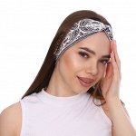 Повязка на голову, цвет: белый, арт. 061.513