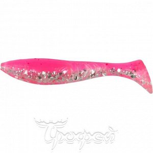 Виброхвост Slash 2,64"/6,7 см Silver Sparkles & Pink 10шт. (HS-19-035) Helios