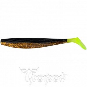 Виброхвост Trofey 5.5"/14см Black Sparkles LT 4шт. (HS-25/1-033) Helios