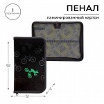 Пенал 1 секция 115 х 205 х 30 мм, Calligrata &quot;Велик&quot;, ламинированный картон
