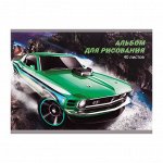 Альбом для рисования А4, 40 листов на скрепке &quot;Дрифт&quot;, обложка мелованный картон, внутренний блок офсет 100 г/м?