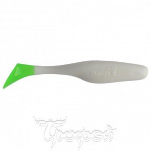 Виброхвост Vigor 3,75"/9.5 см White & Green 7шт. (HS-6-016) Helios