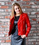 Куртка женская, цвет красный. Качество Люкс!