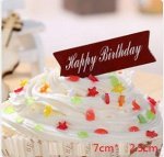 Украшение для торта/пирожного &quot;Happy Birthday&quot;
