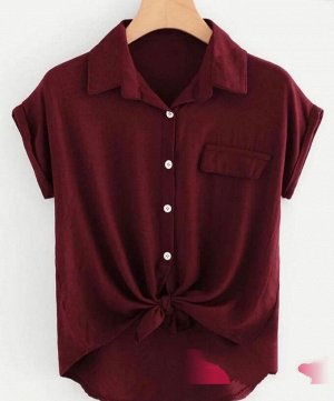Блуза Ткань имитация леон