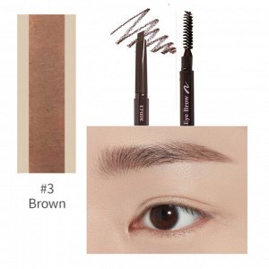 Карандаш для бровей коричневый Etude House Drawing Eye Brow 03 brown
