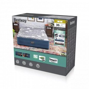Кровать надувная Bestway / 152 х 203 х 36 см